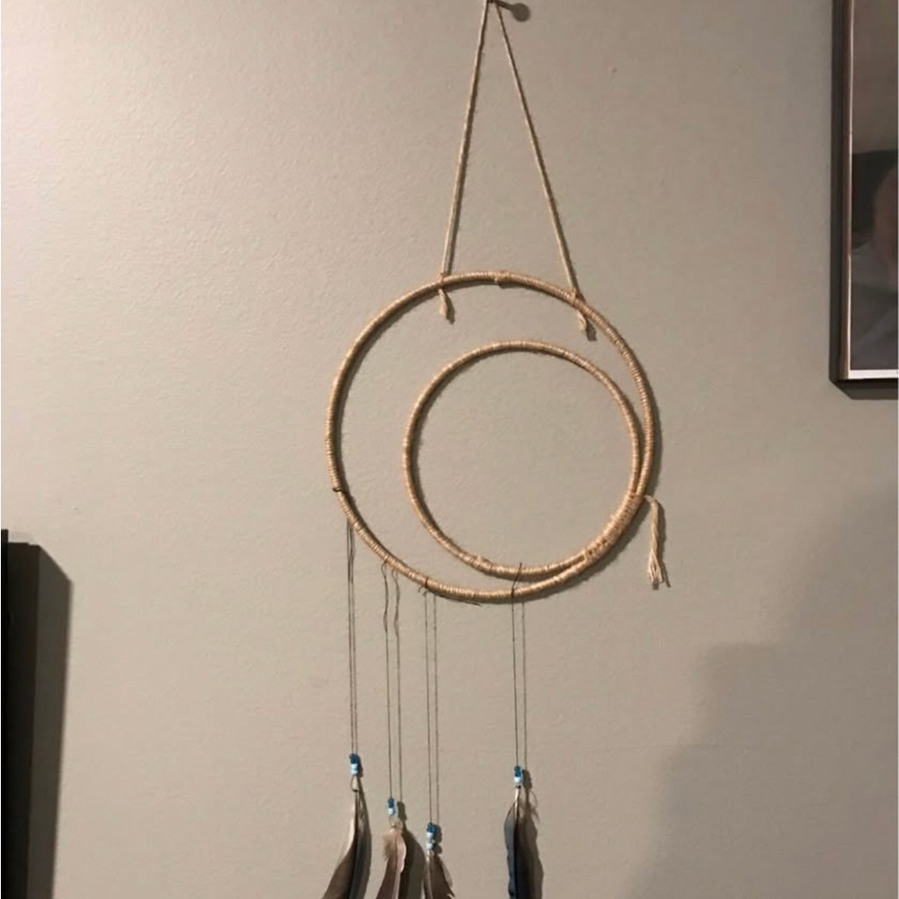 Bohemian Dreamcatcher with Feathers